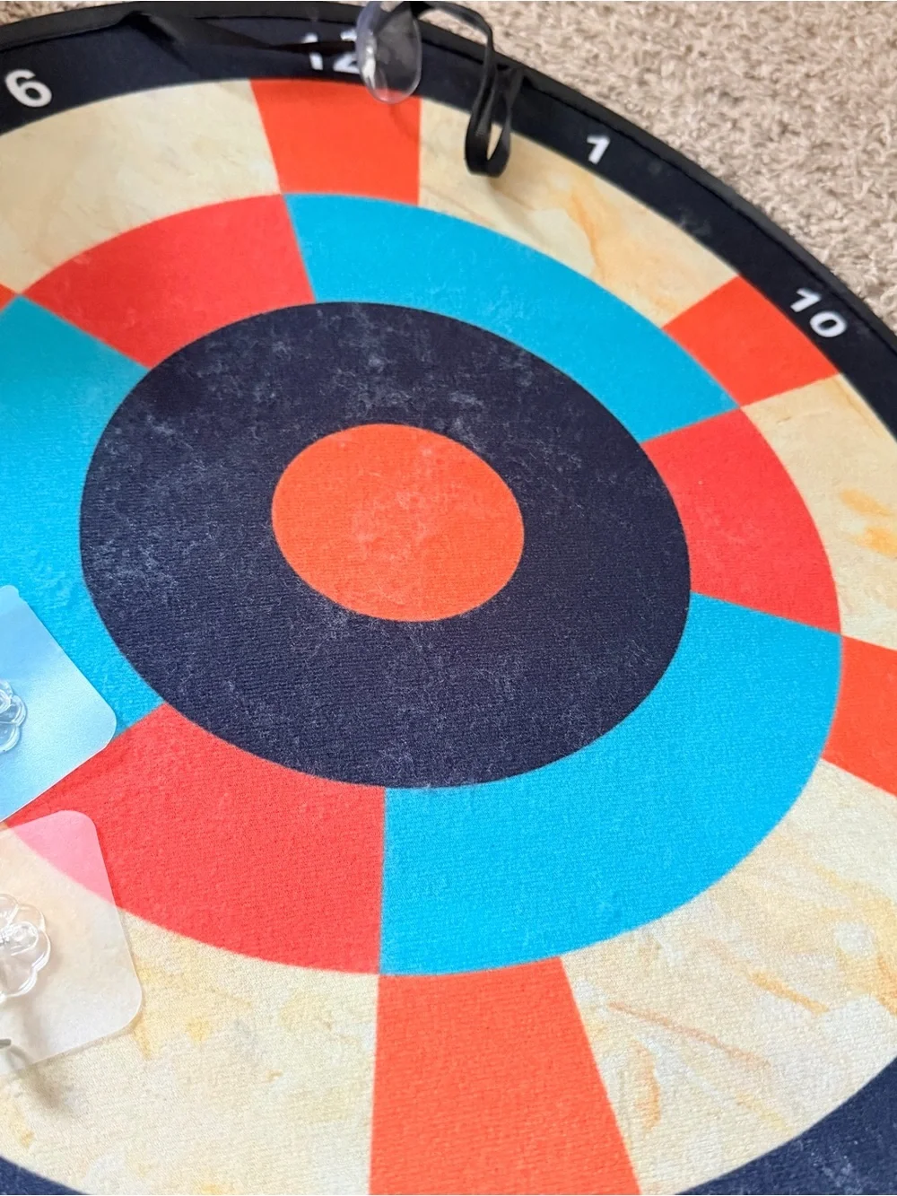 Maburaho Sticky Ball Fabric Dart Board Set Dino/Solar, 2 Targets 3+ w/20 balls